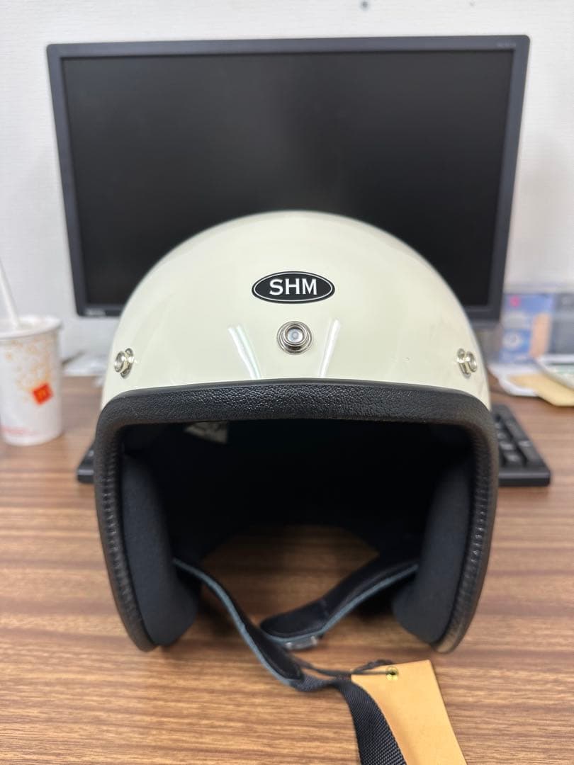 最終値下【新品・未使用・タグ付き】SHM ジェットヘルメット Lサイズ