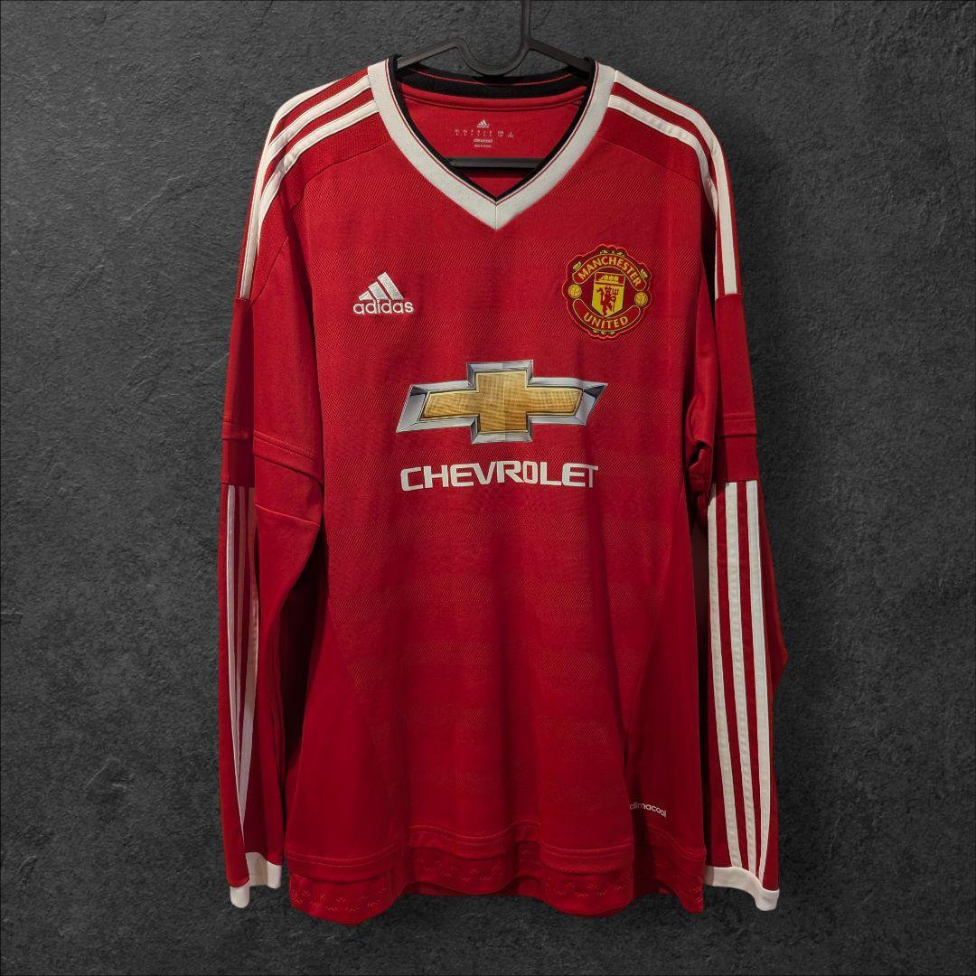 懺*斧様 マンチェスターユナイテッド 15/16 ホーム 長袖ユニフォーム