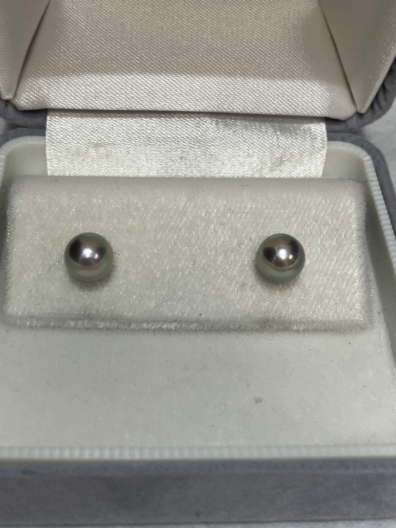 伊勢志摩英虞湾産あこや真珠　7.3mm パールピアス