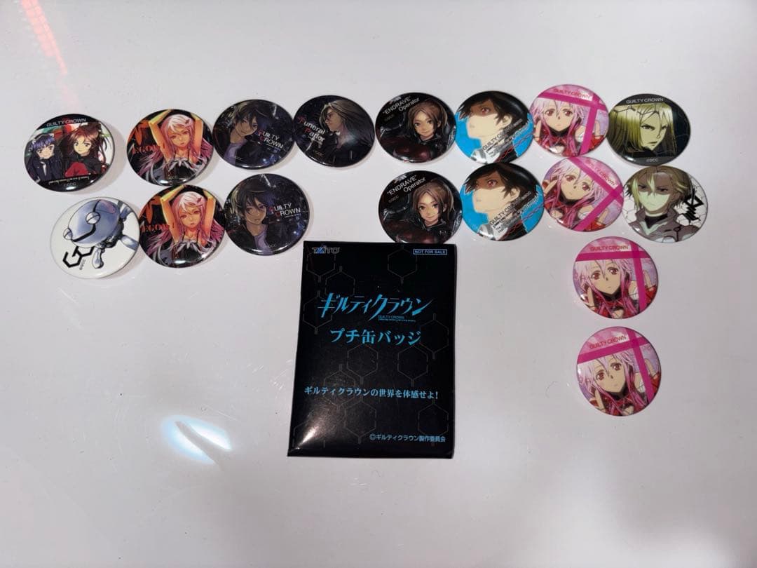 GUILTY CROWN ギルティクラウン プチ缶バッジセット