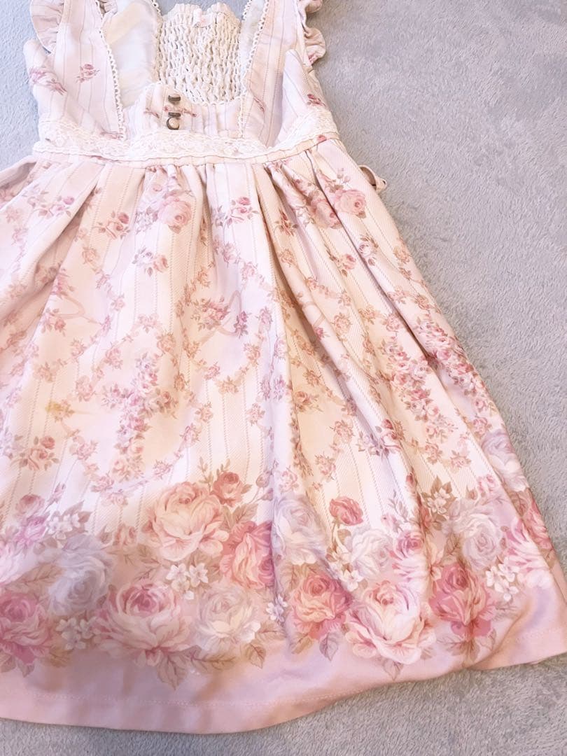 LIZLISA ジャンパースカート　ピンク