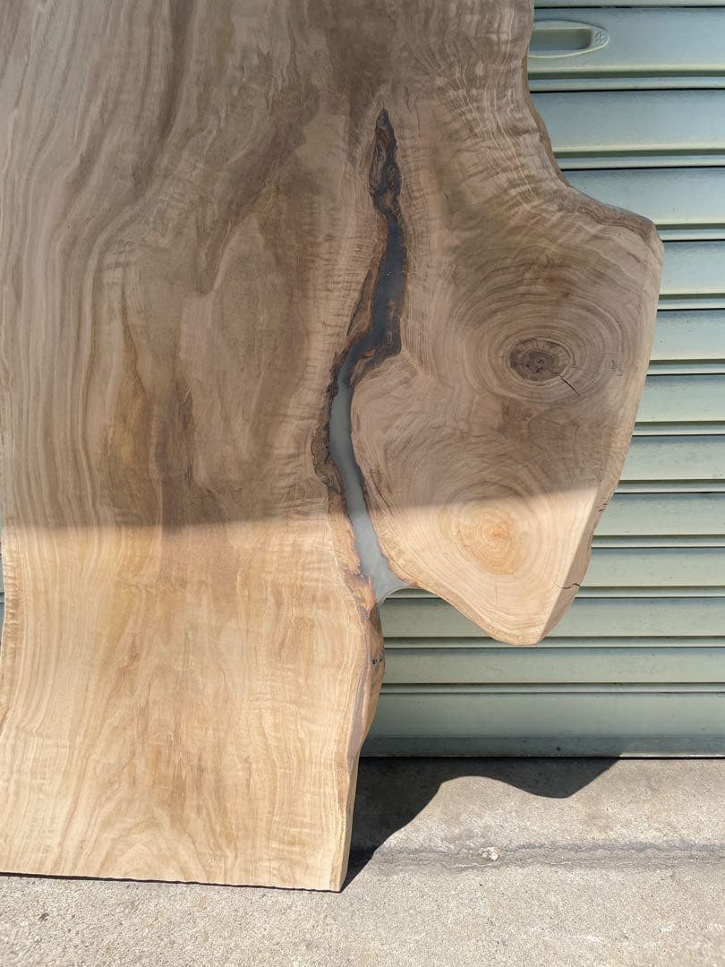 天然クリ　一枚板　テレビ台　カウンターテーブル　レジンテーブル　リバーテーブル