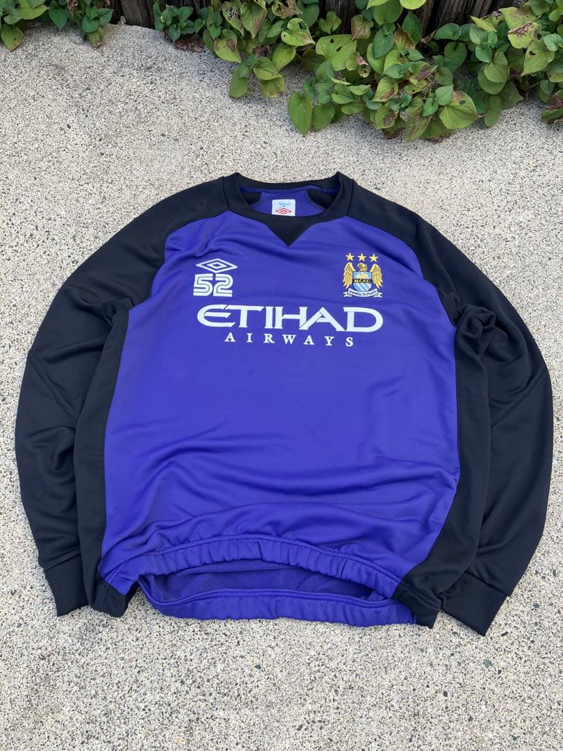 【希少】UMBRO×マンチェスターシティ/ピステ/ドリルトップ/2XL