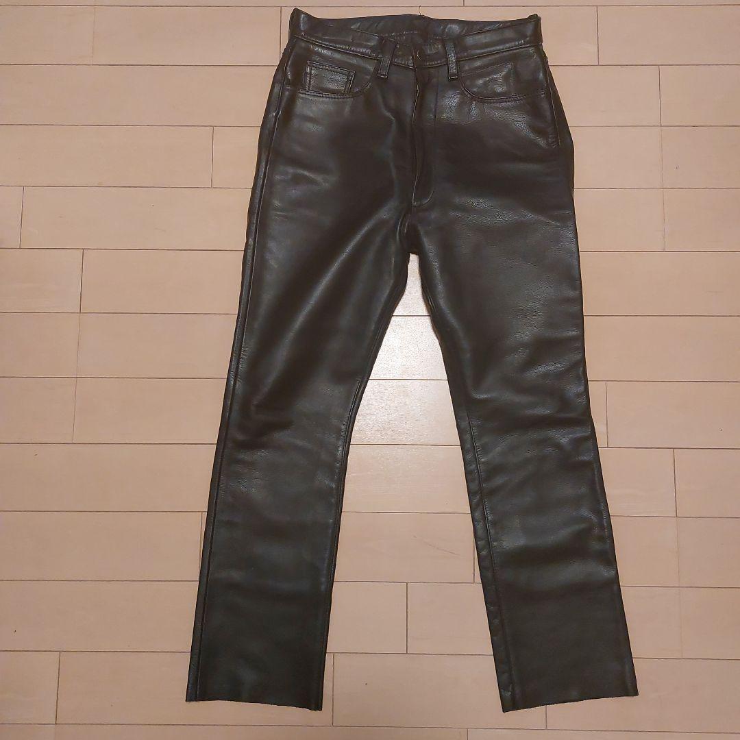 LDFS TOKYO レザーパンツ　牛革　黒