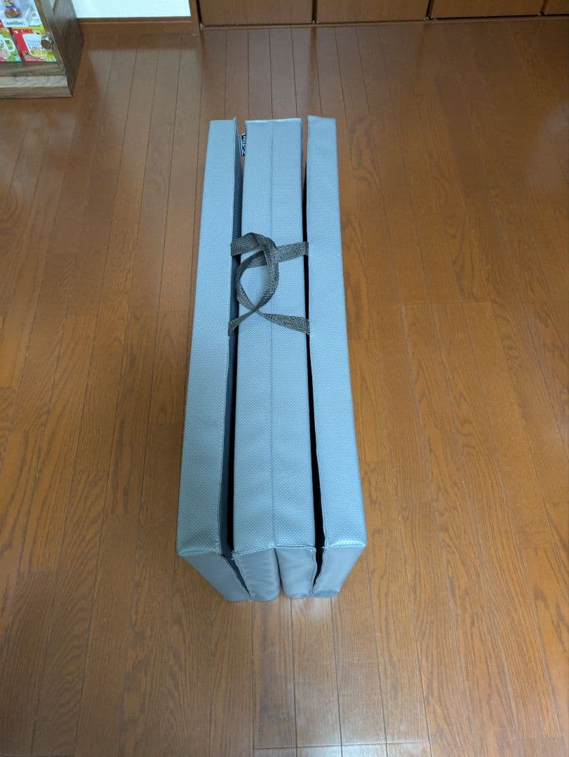 グレー 折りたたみ式 シングルマットレス