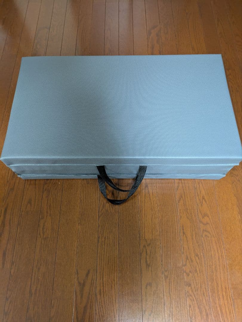 グレー 折りたたみ式 シングルマットレス