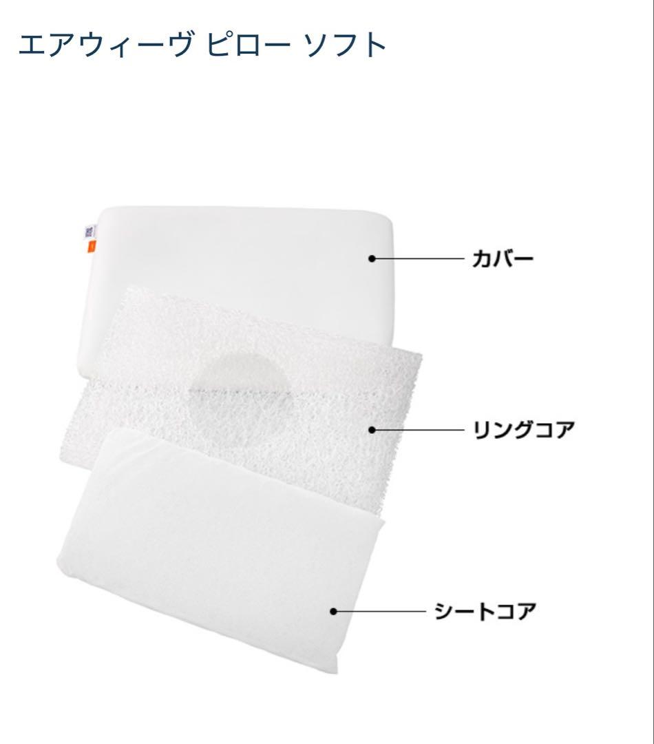 【新品未使用】エアウィーヴ ピローソフト / airweave