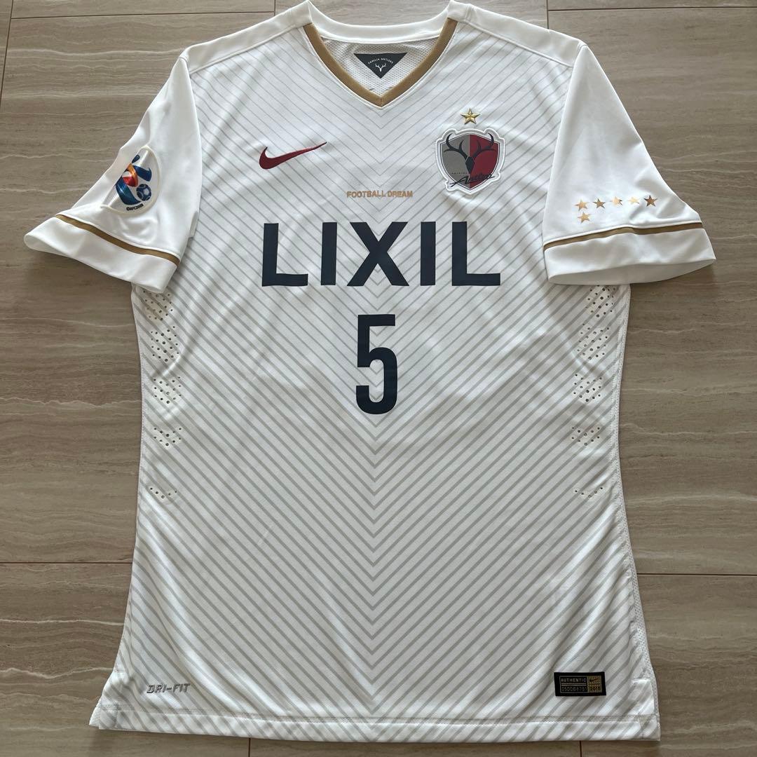 鹿島アントラーズ　2015 支給ACL用アウェイユニフォーム　青木剛