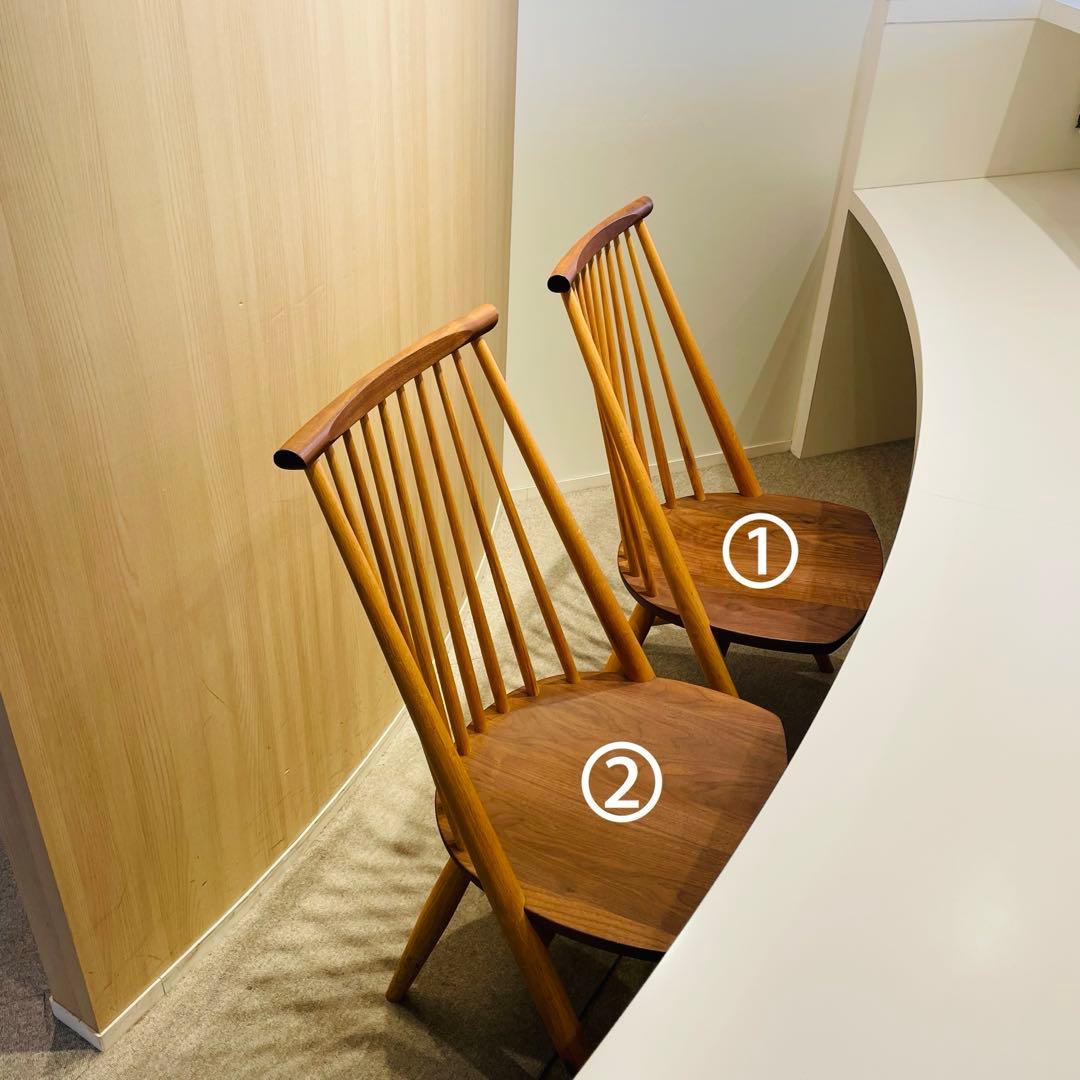 ① 柏木工 KASHIWA ダイニングチェア CIVIL系 1脚 無垢材