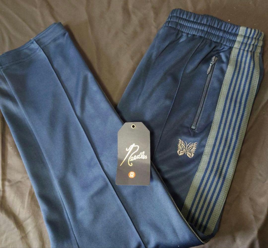 【コムドットやまと着用】【美品】Needles トラックパンツ ネイビー M