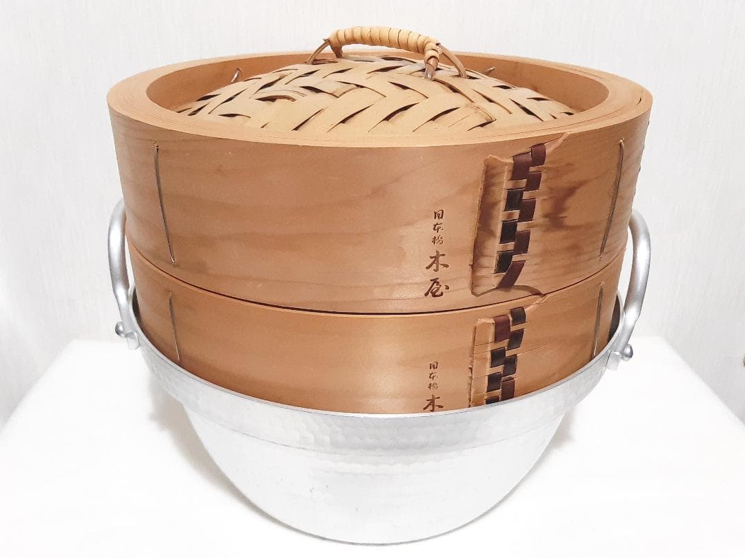 日本橋木屋 木屋 中華セイロ 段付鍋 30cm