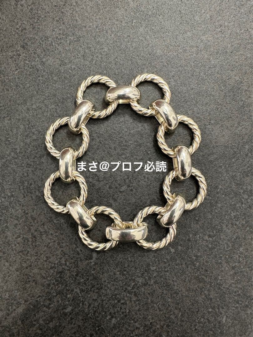 マツケンTiffany ＆ Co ツイストサークルブレスレット