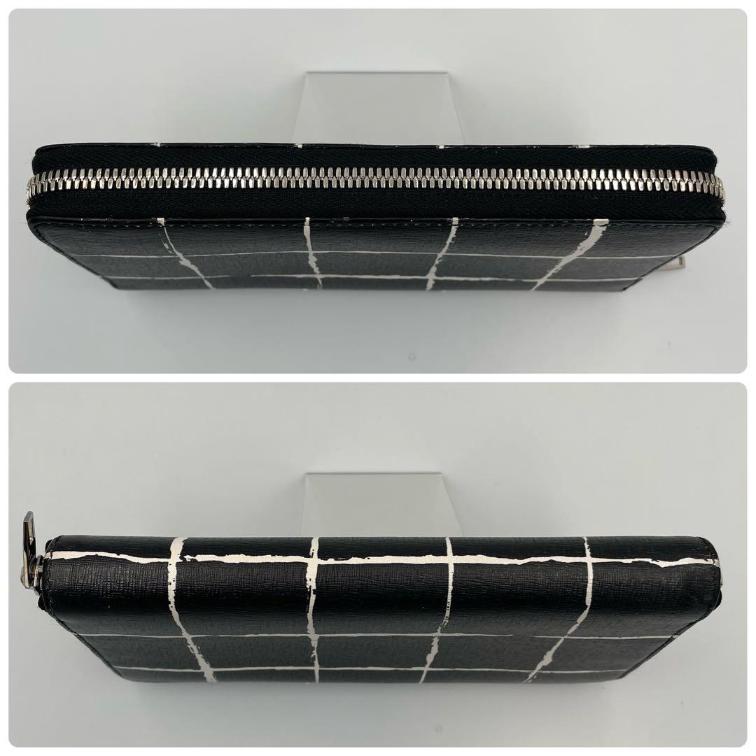 美品★BALENCIAGA ラウンドファスナー　長財布　メンズ　ブラック　黒