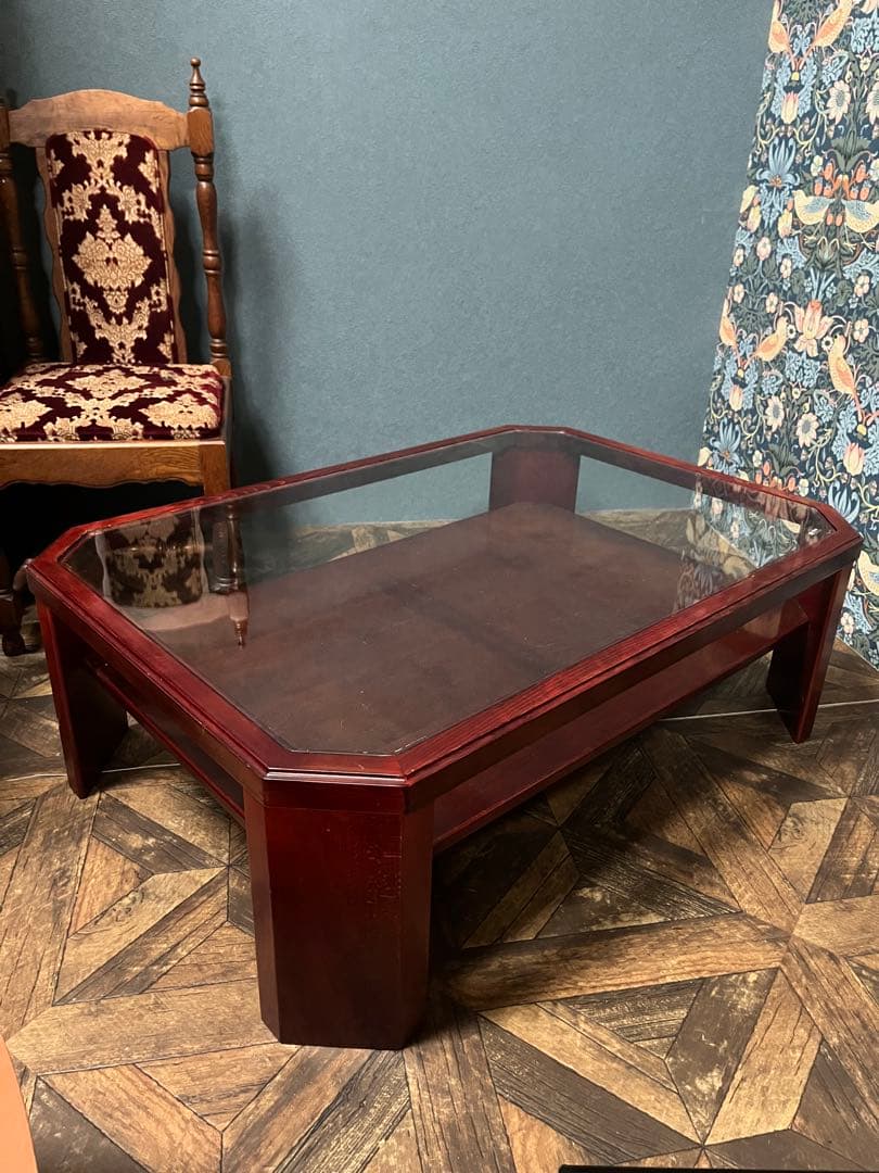 カリモク センターテーブル ローテーブル インテリア 座卓 昭和レトロ 当時物