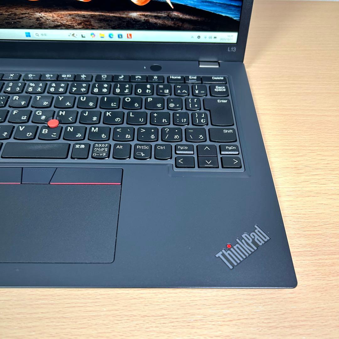 美品 Lenovo ThinkPad L13 Gen4 i5 16GB オフィス