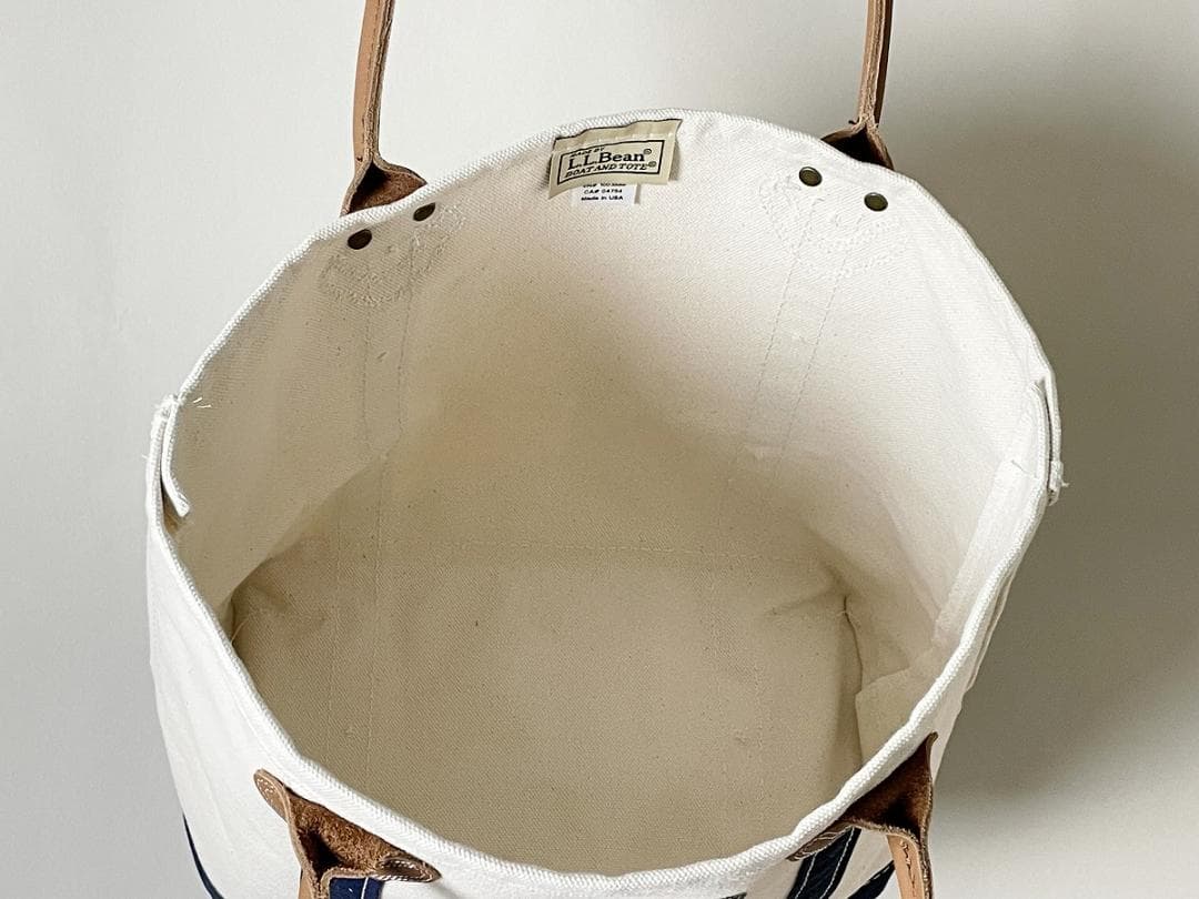 名作★USA製 LLビーン L.L.Bean レザー ハンドル トート バッグ