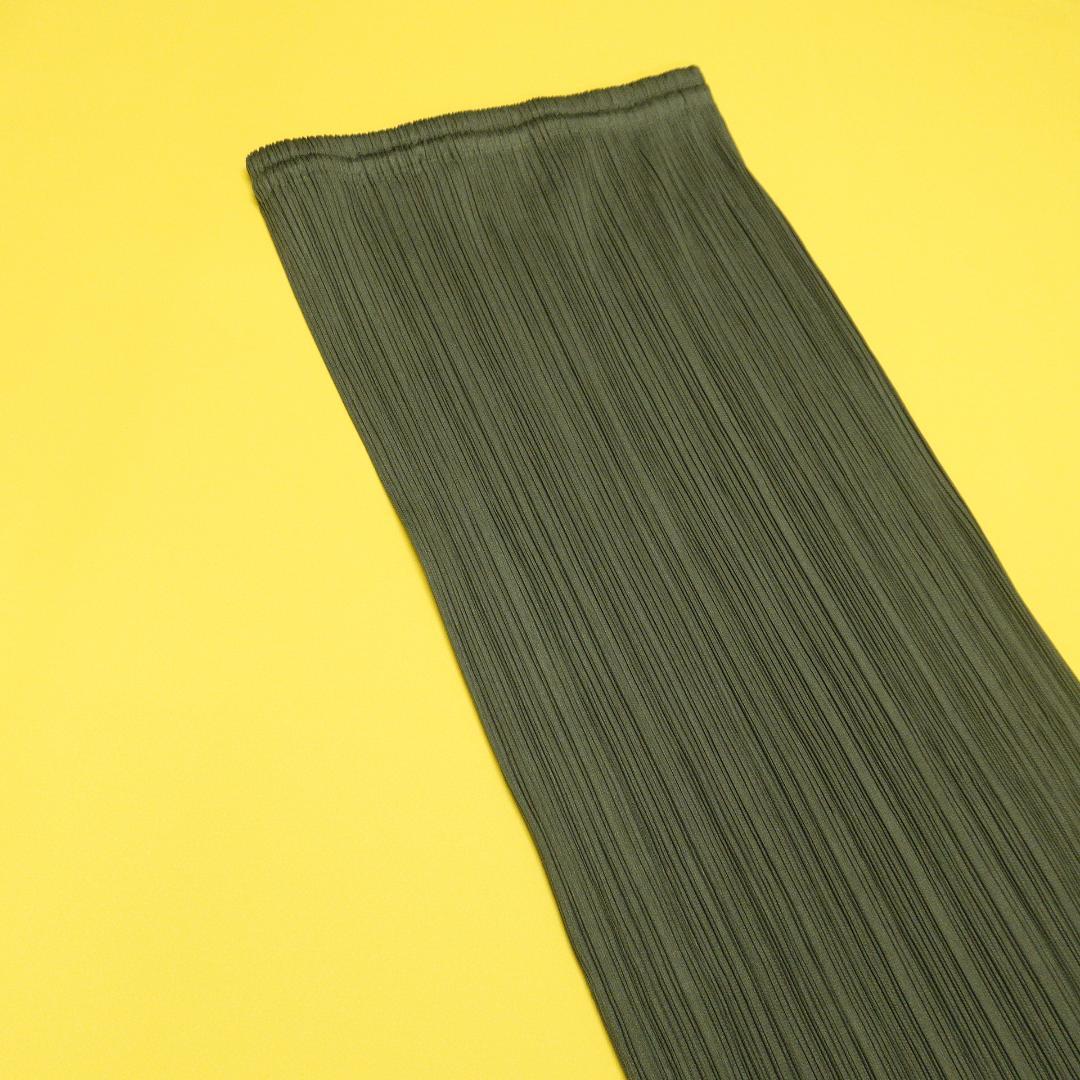 PLEATS PLEASE プリーツロングスカート 3 日本製 カーキ