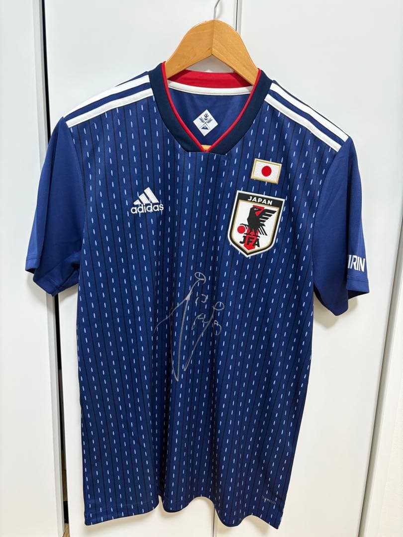 サッカー日本代表 武藤嘉紀 直筆サイン入り ユニホーム 希少品