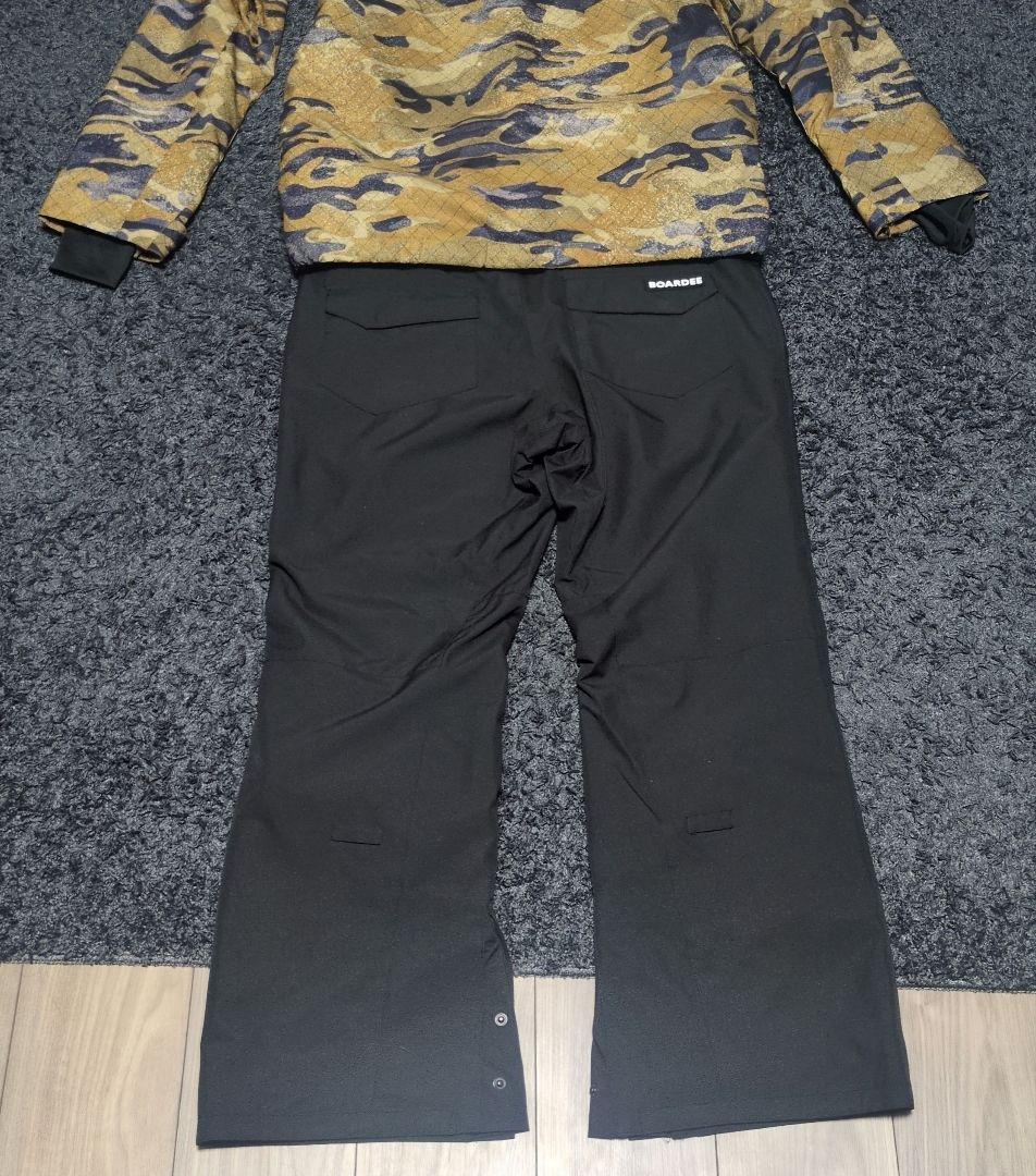 スノーボードウェアセット、クイックシルバー、迷彩、カモフラージュ、釣り