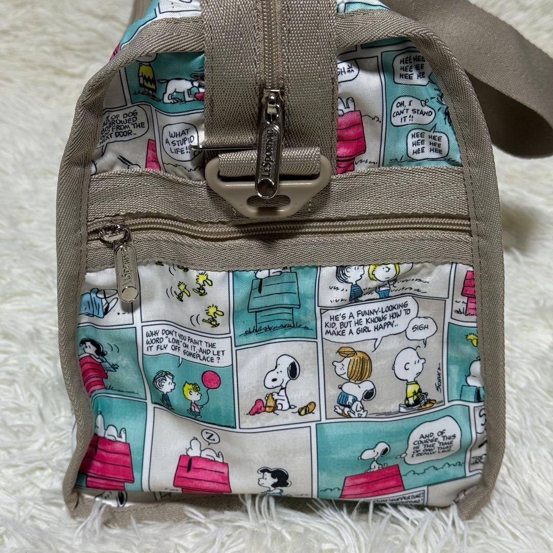 【✨新品同様✨】スヌーピー レスポートサック ボストンバッグ 旅行 ポーチ付き❣️