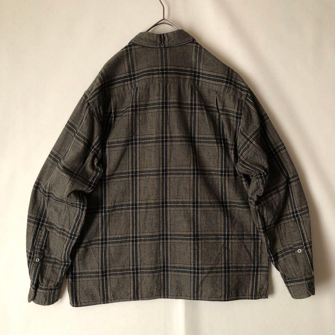 【春物】steven alan スティーブンアラン ネルシャツ BOLD FIT