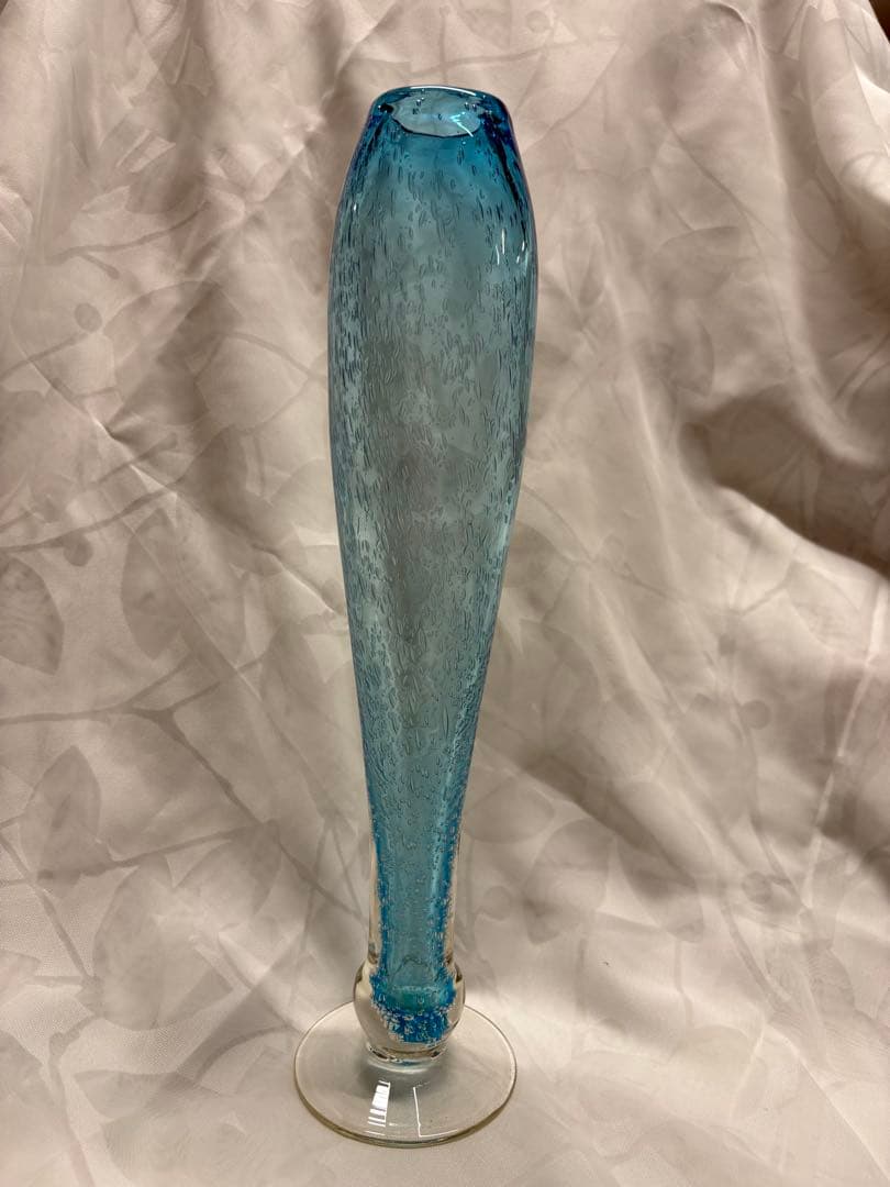 津軽びいどろ気泡入りガラス花瓶✨【ガハハ本舗新春インテリア雑貨市】✨