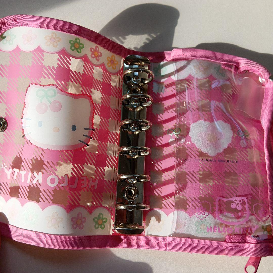 サンリオ　ハローキティ　バインダーケース　さくらんぼ　平成レトロ　1998年