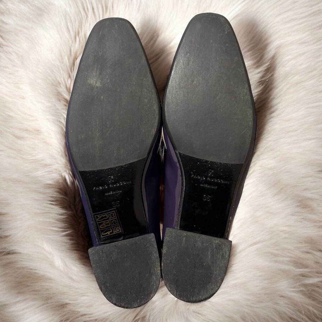 【極美品✨】現行モデルファビオルスコーニ ストラップエナメルパンプス 箱あり