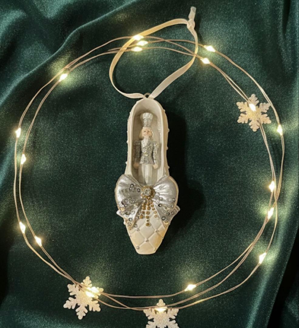 【★超レア】35%OFF★シンデレラ風 バレエシューズ オーナメント