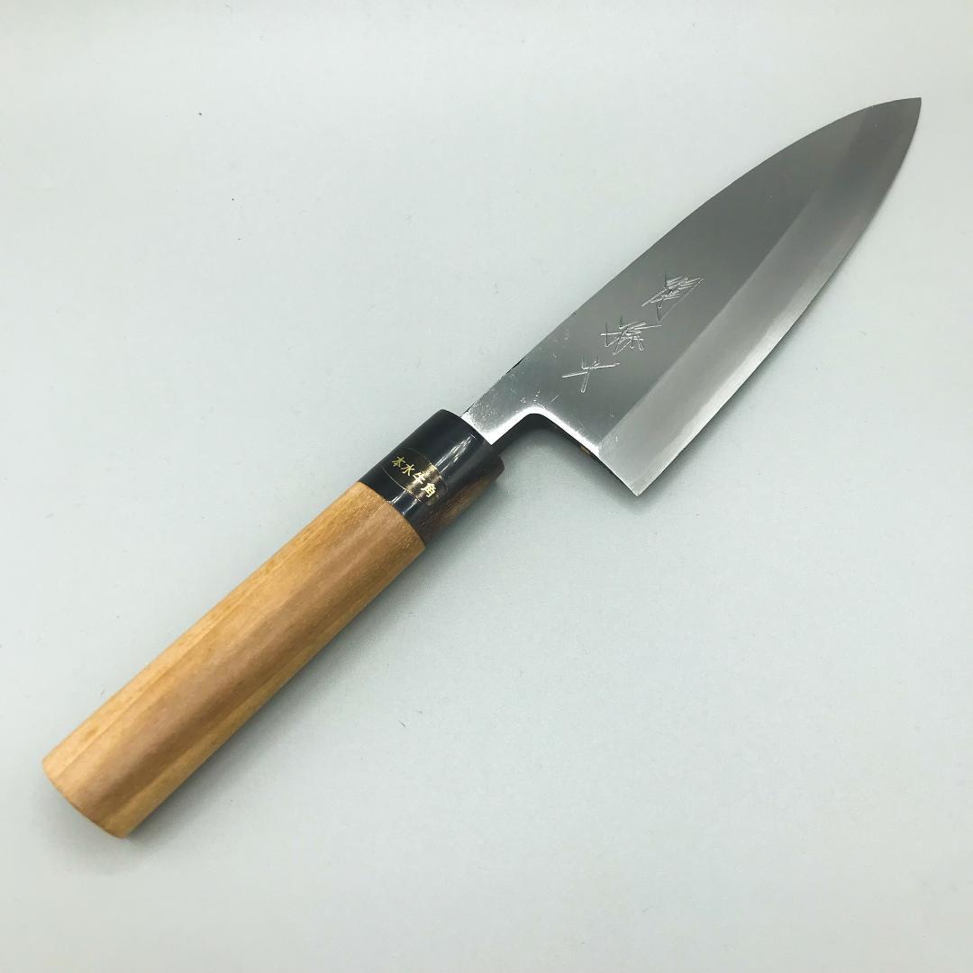 要研ぎ・出刃包丁・刃渡155mm・白二号炭素鋼・関孫六