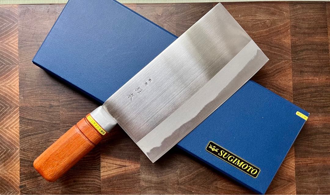 杉本　中華包丁　190mm CM4030 合金　小型　ステンレス　キャンプ