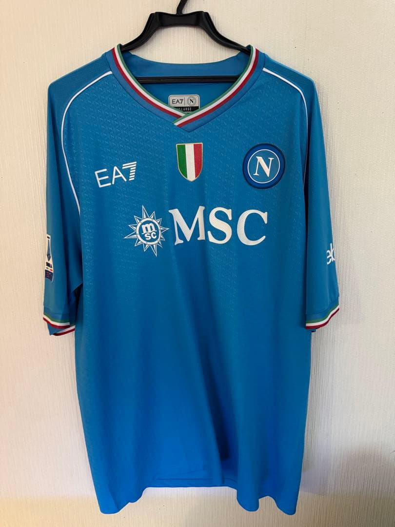 ナポリ EA7 シャツ DE LUCA 10 サッカーシャツ