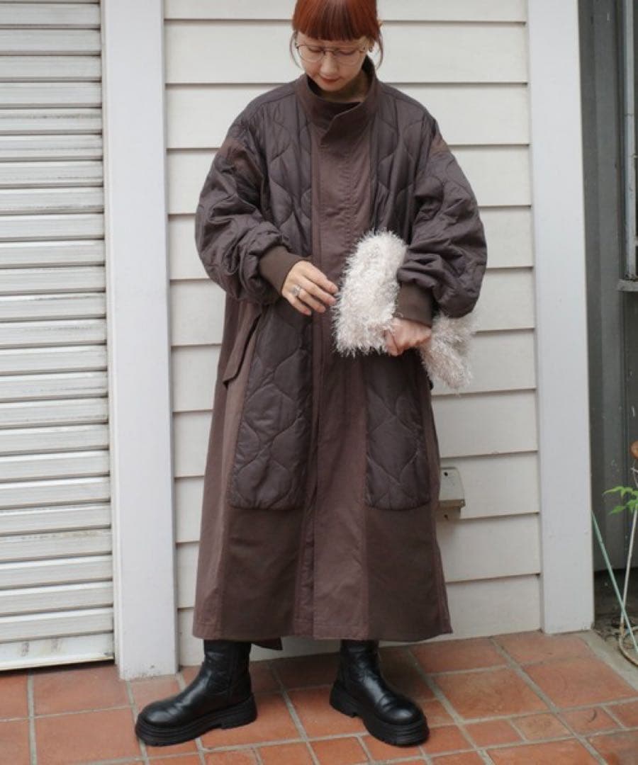 最終値下げ‼︎ esinta/エシンタ切替マキシミリタリーコート