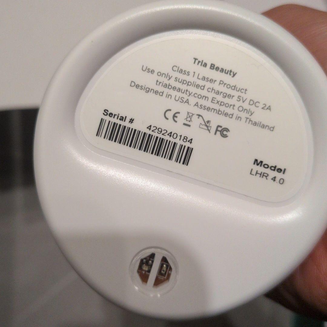 tria トリア・ヘアーリムーバルレーザ 4X 　脱毛器　男女兼用