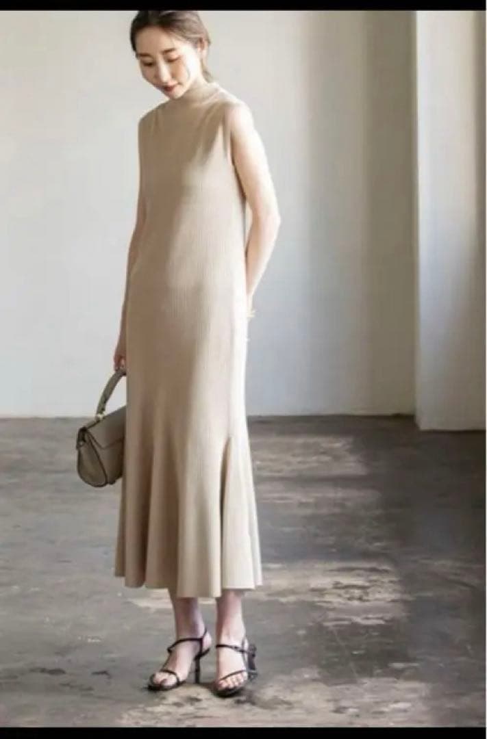 NOBLEショートボレロアンサンブルニット・ニットマーメイドワンピース3点セット