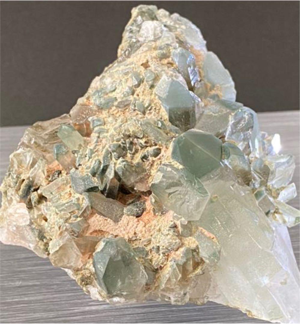 日本初上陸？☆コロンビア セレニアデルペリハ産 クローライト水晶クラスター①