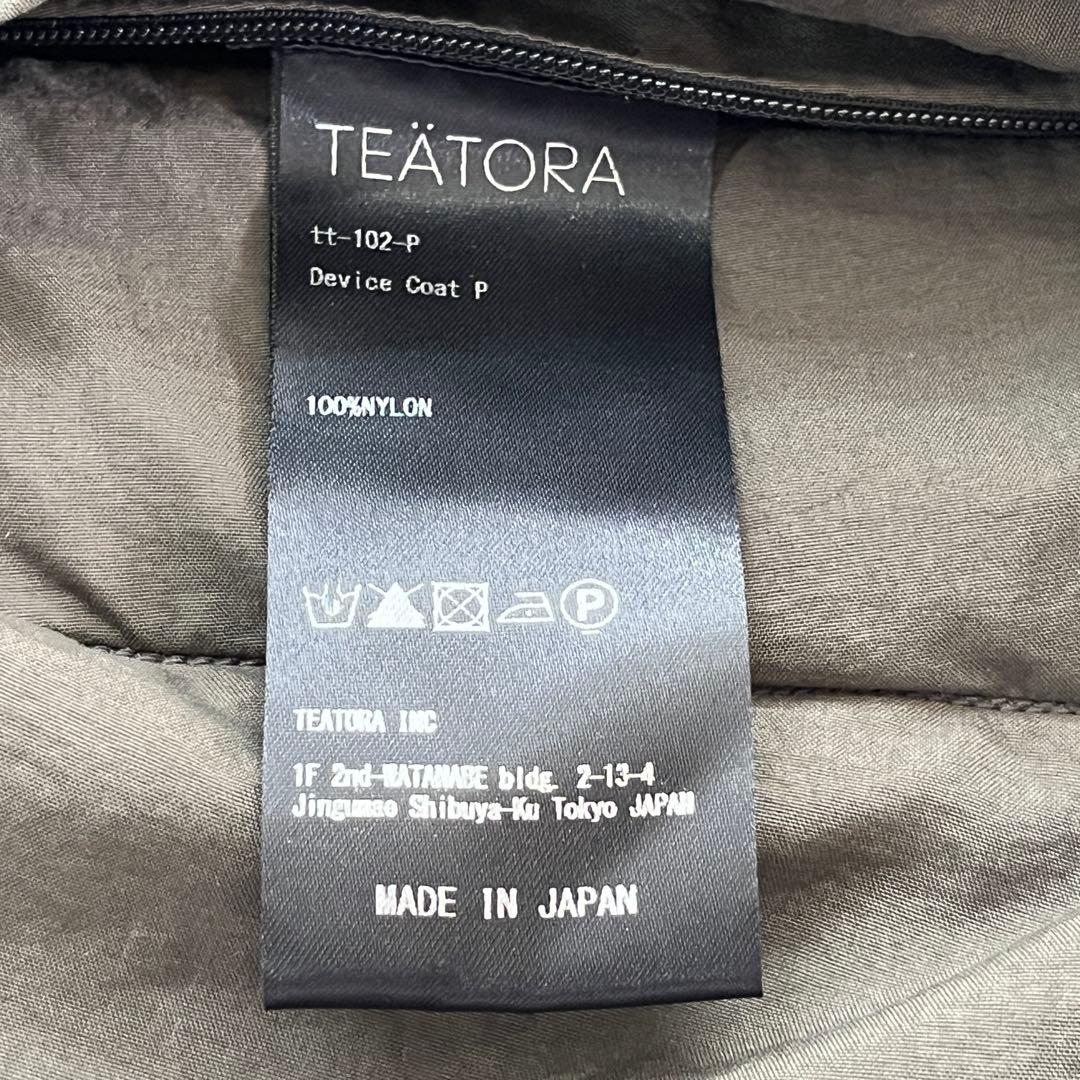TEATORA ARKnets別注 DEVICE COAT PACKABLE 2