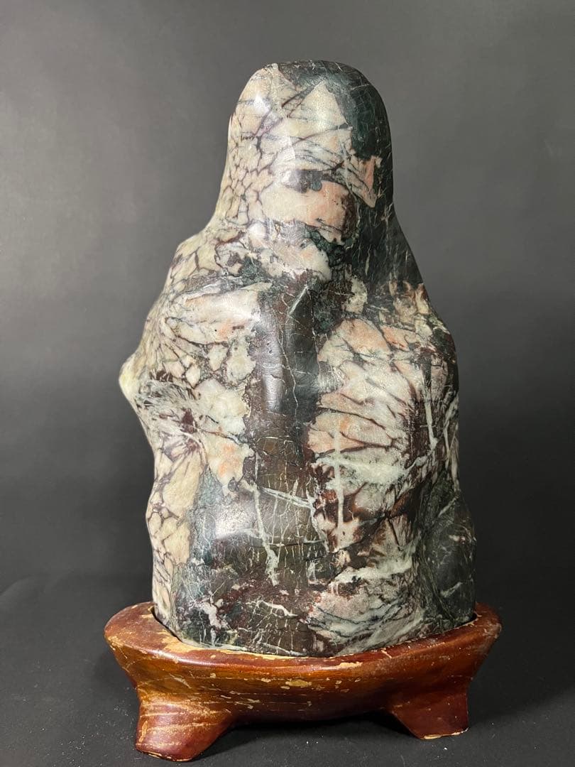 鑑賞石 菊花石 自然石 天然石 水石 盆石 置物 盆栽 インテリア