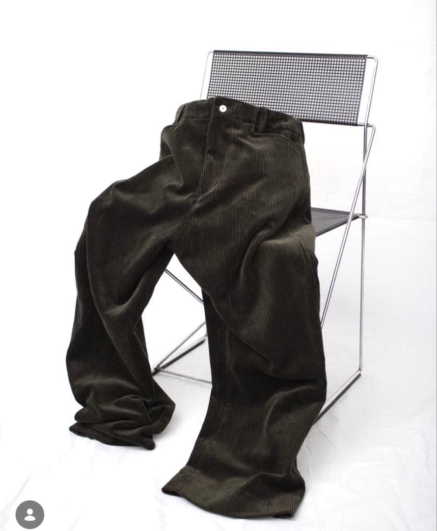 パンツ omar afridi corduroy trotti trousers