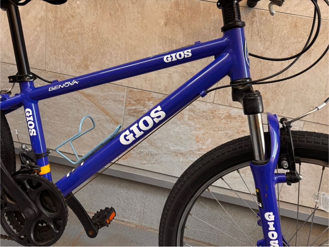 【値引中】GIOS GENOVAキッズマウンテンバイク24インチ 青 手渡し希望