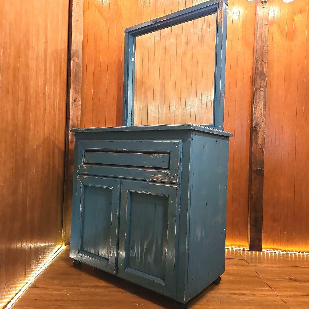 ハンドメイドドレッサー シャビーシック DIY 鏡台
