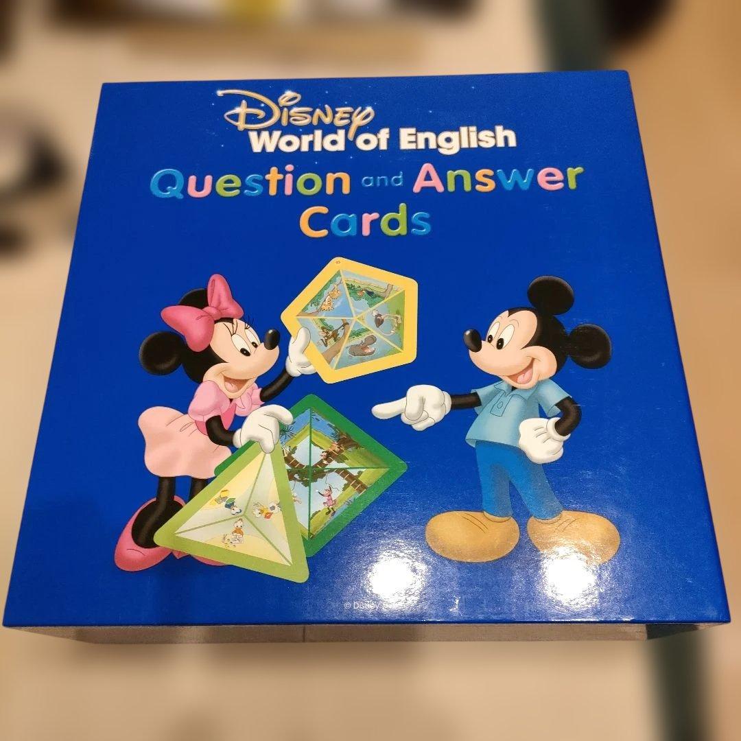 【全て未開封】クエスチョンアンドアンサー ディズニー 英語　Q&Aカード　dwe