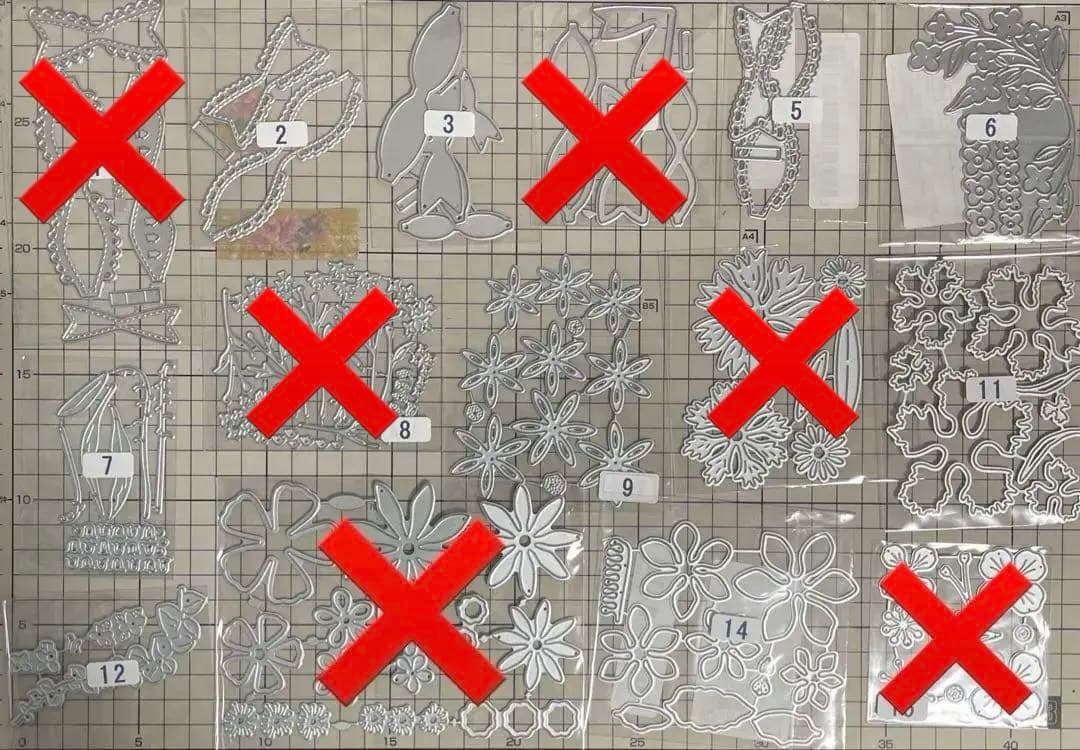 追加しました（お写真16.17.18枚目）選べるカッティングダイ　300円均一