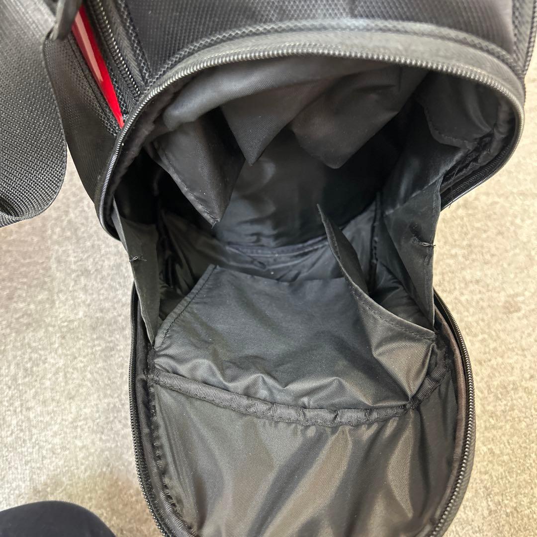 専用adidas ゴルフバッグ キャディバッグ　ブラック/レッド