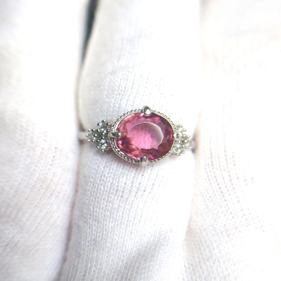 1.26ct ピンクトルマリン　リング