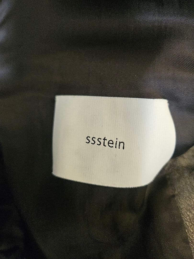 ジャケット・アウター ssstein COW LEATHER VINTAGE ZIP JACKET