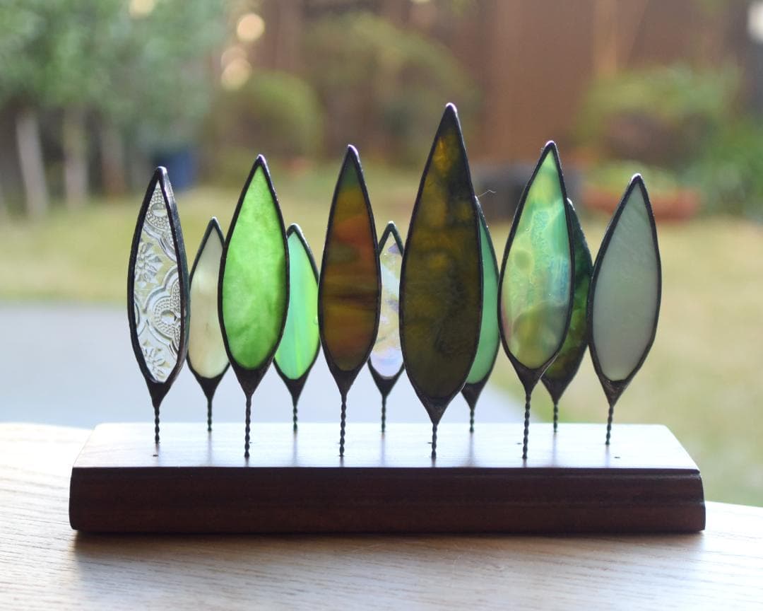 売約済み。木立ち　ステンドグラス(STG151)