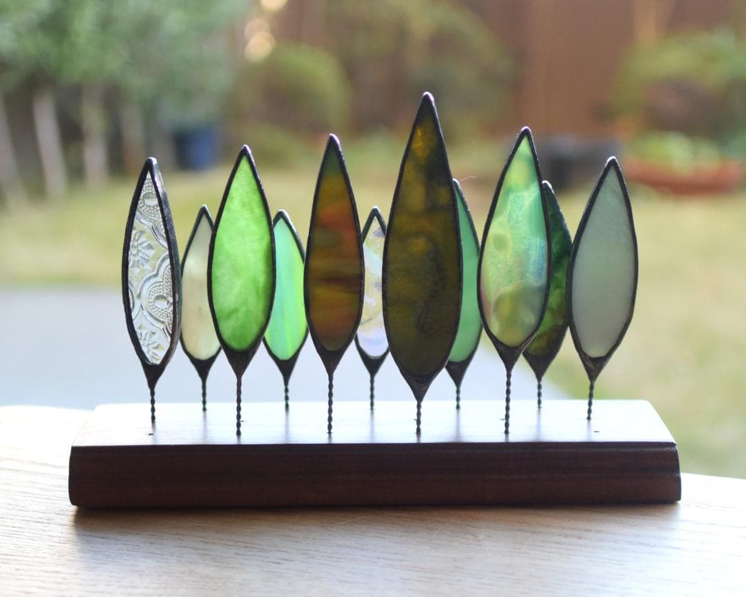 売約済み。木立ち　ステンドグラス(STG151)