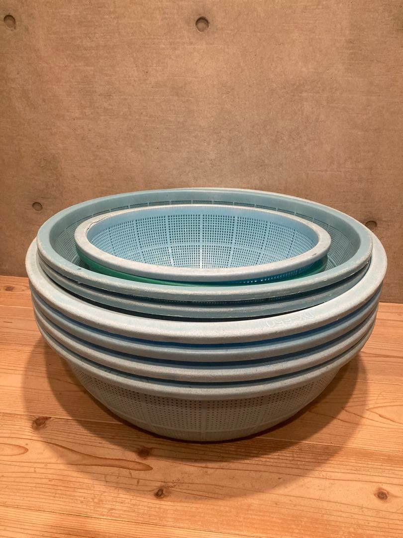 大型ざる　プラスチック　8個　中型ざる　サンコー　DX650　イケダ　DX470