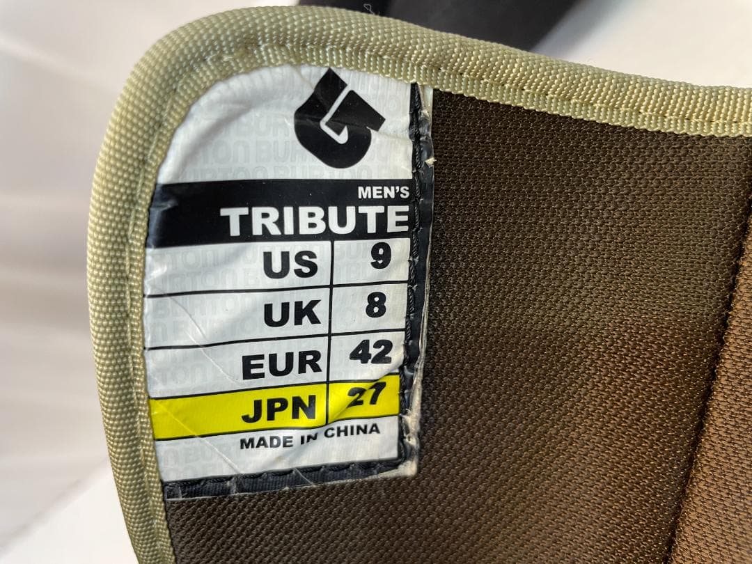 ◆ スノーボード ブーツ BURTON TRIBUTE 27.0 cm スノボ